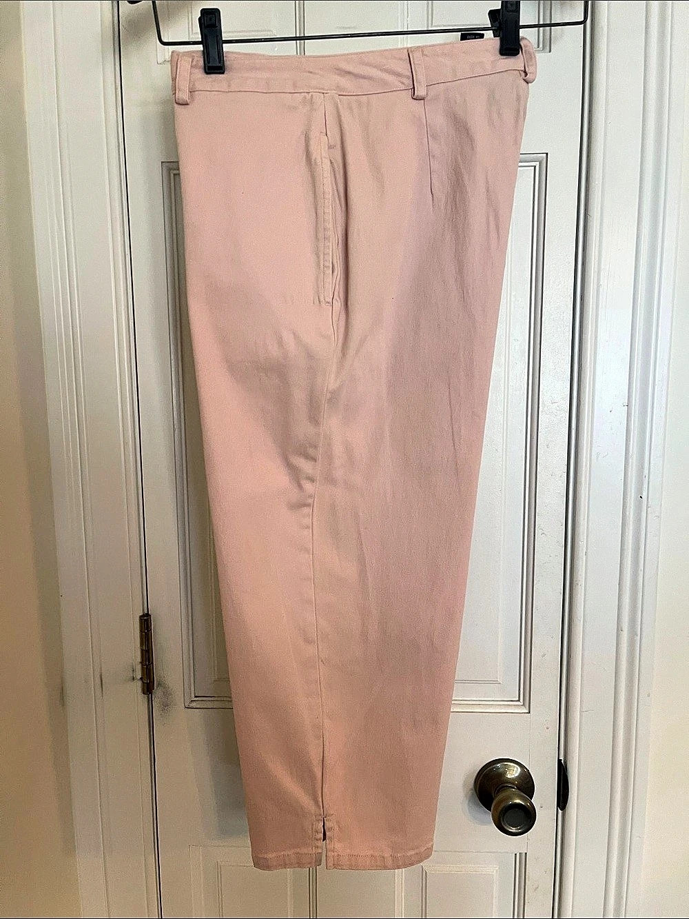 Crazy Horse Straight Leg Pants in Pink Size 8